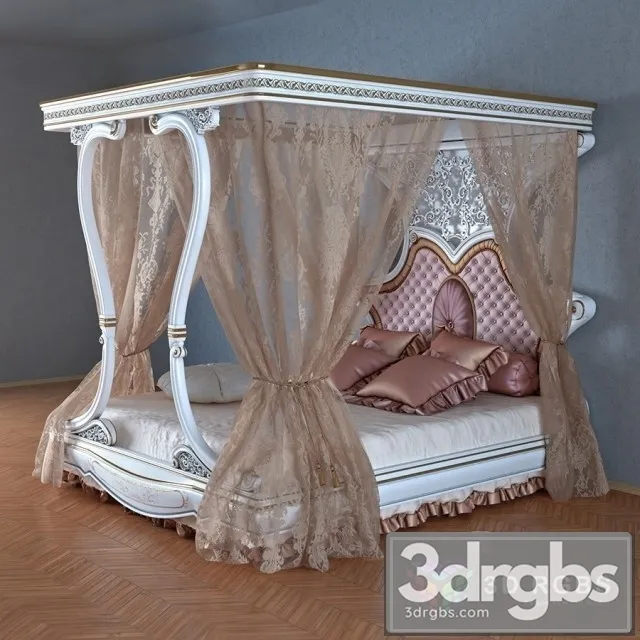 Baldahin Bed 3D Model Download Baldahin Bed 3D Model Download