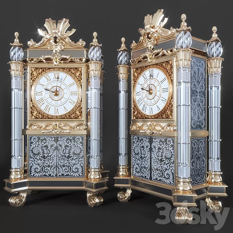 Baldi Home Jewels Clock 3D Model