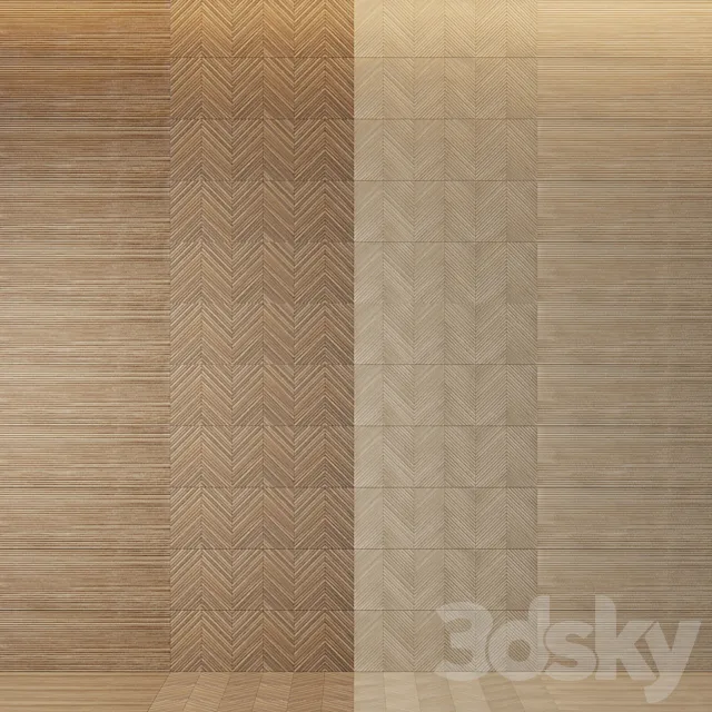 Baldocer Larchwood Tile 3D Model