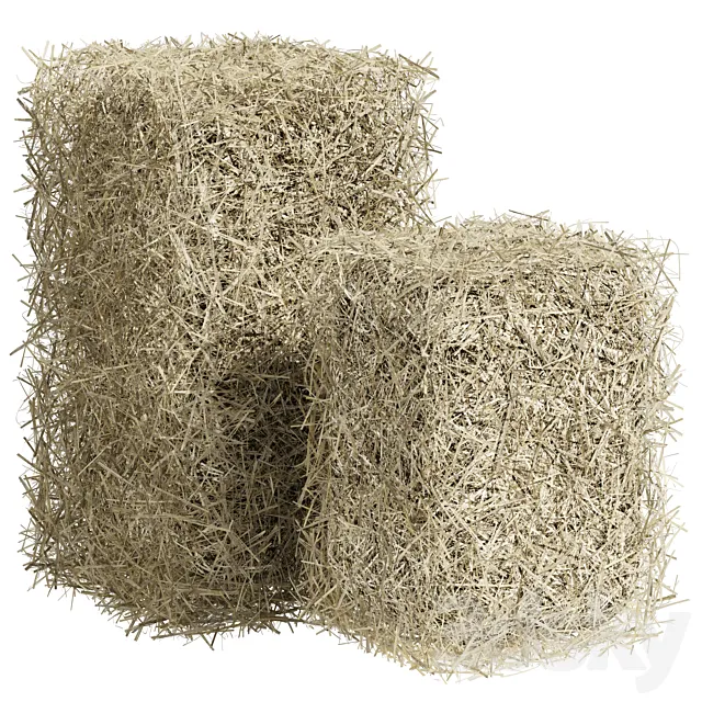 Bales of hay 3D Model Bales of hay 3D Model