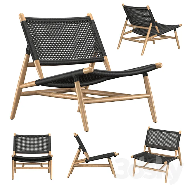 Bali Afternoon Lounge Chair 3D Model