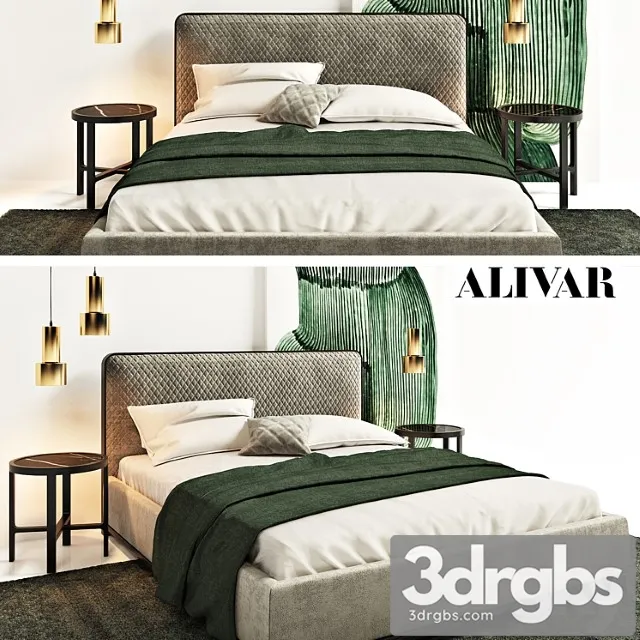 Bali bed by alivar 2 3D Model Download Bali bed by alivar 2 3D Model Download