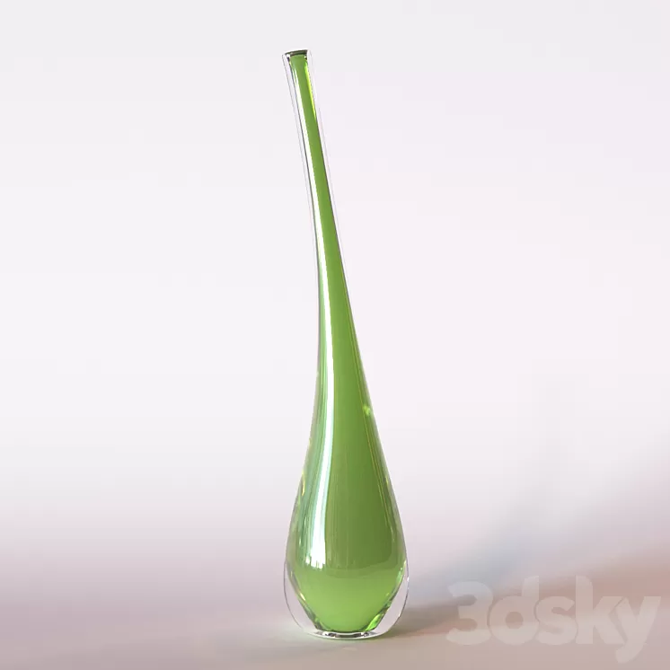 Bali Green Vase 20 ' 3D Model