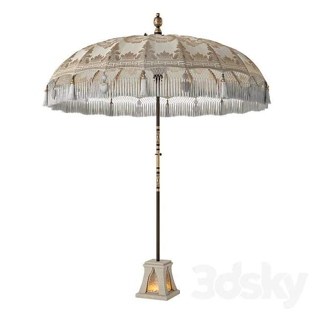 Baliparasol Gold Serenity UMB-GS-17 3D Model Baliparasol Gold Serenity UMB-GS-17 3D Model