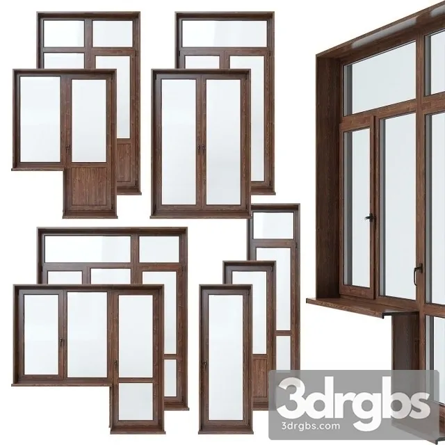 Balk Doors Set 3D Model Download