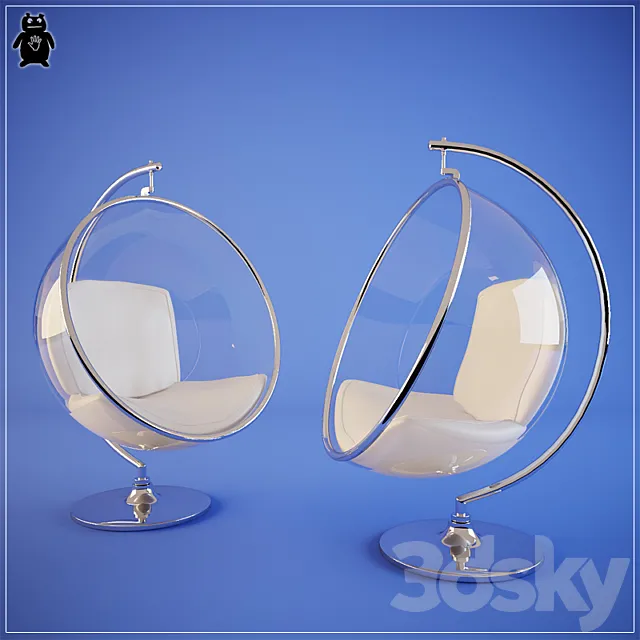 Ball Chair 3D Model Ball Chair 3D Model