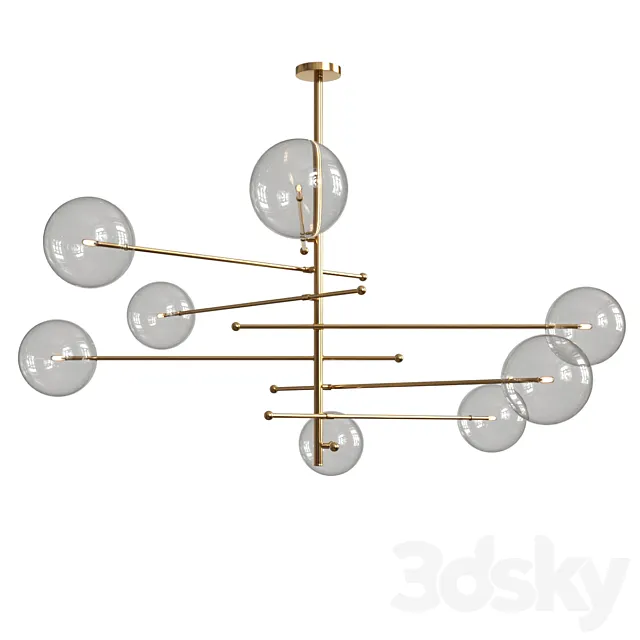 ball chandelier 3D Model