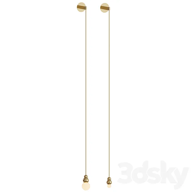 Ball Light Wall Bracket 3D Model Ball Light Wall Bracket 3D Model