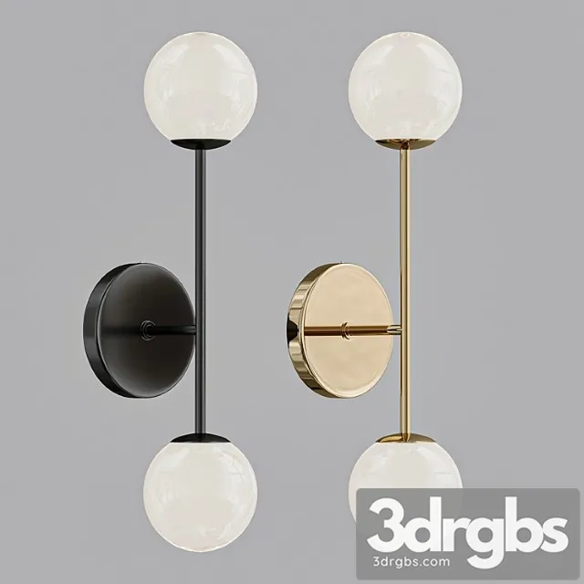 Ball Wall Sconce Light 02 3D Model Download Ball Wall Sconce Light 02 3D Model Download