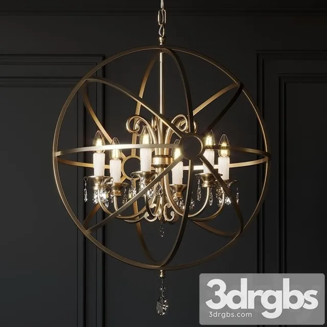 Ballard Design Nicolette Crystal Orb Chandelier 3D Model Download Ballard Design Nicolette Crystal Orb Chandelier 3D Model Download