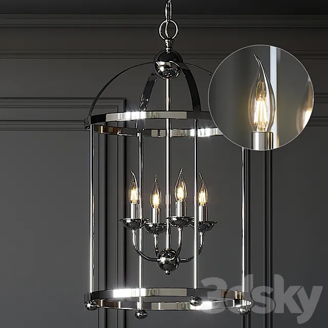 Ballard Designs Breakers 4-Light Lantern 3DModel