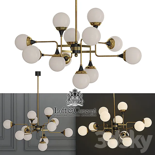 Ballena Random Chandelier 3DModel Ballena Random Chandelier 3DModel