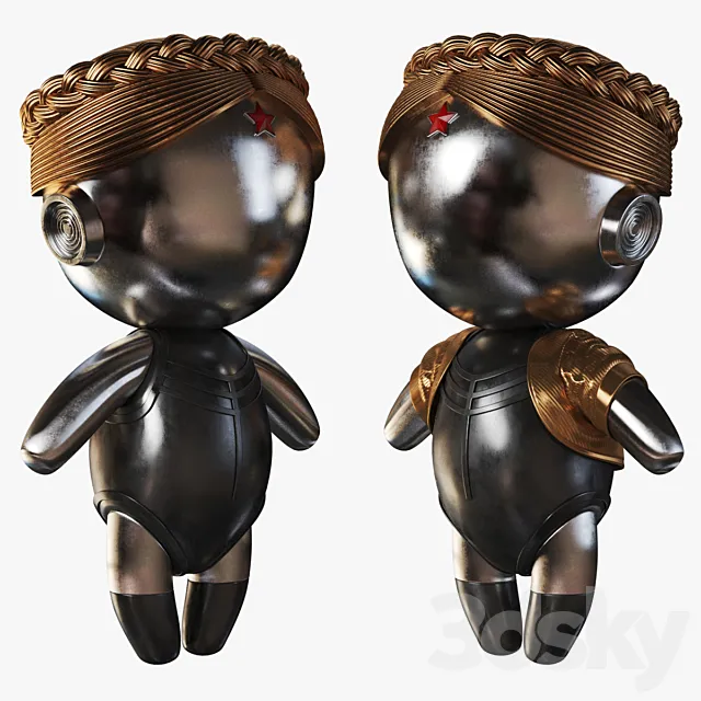 Ballerina figurines 3D Model Ballerina figurines 3D Model