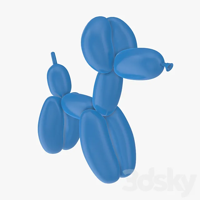 Balloon dog 3D Model Balloon dog 3D Model