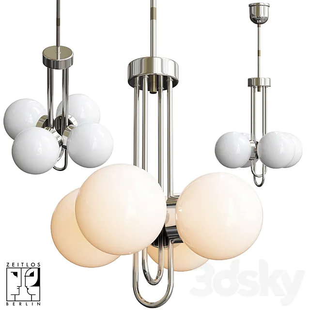 Balls pendant light 30s 3DModel Balls pendant light 30s 3DModel