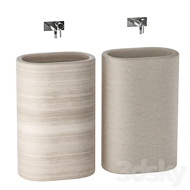 Balnea Freestanding basin 3D Model