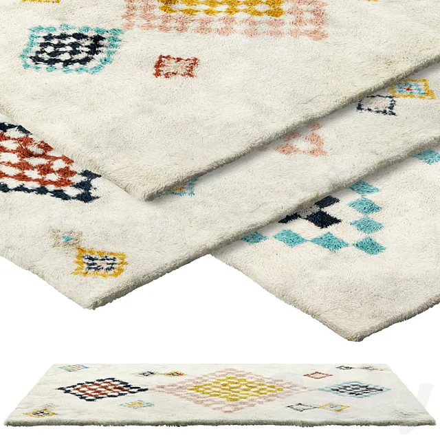 Balta Area Rug set 2 3DModel Balta Area Rug set 2 3DModel