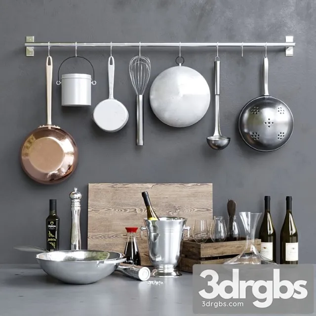 Baltimora decor set 3D Model Download Baltimora decor set 3D Model Download