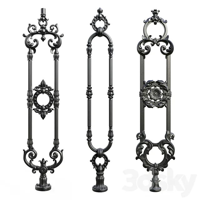 Baluster cast 3D Model