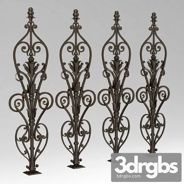 Baluster Forged 11 3D Model Download