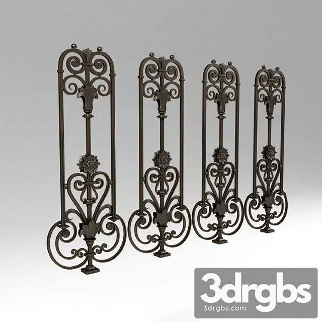 Baluster Forged 22 3D Model Download