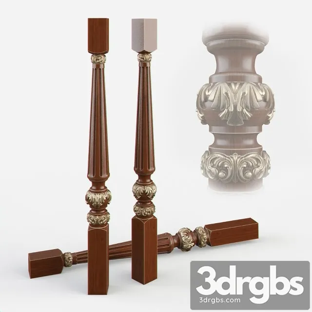 Baluster Ladder 3D Model Download