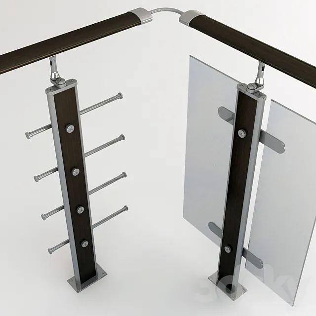 Baluster Titanium HR2146 3DModel