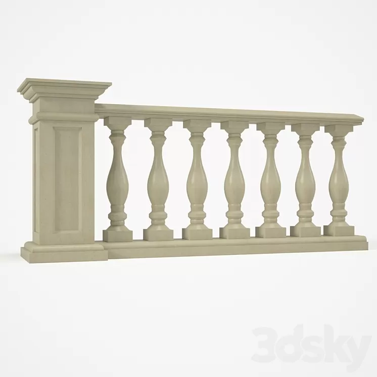 balustrade 3D Model