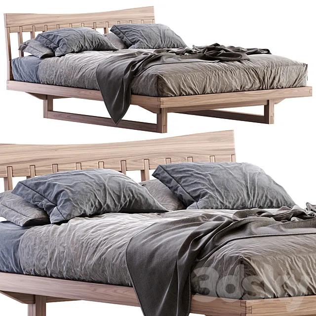 BAM BAM wood bed 3DModel BAM BAM wood bed 3DModel