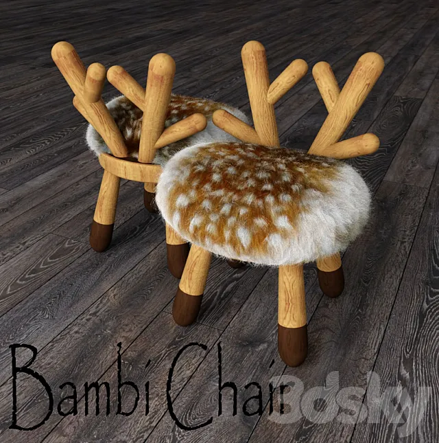 Bambi Chair 3D Model