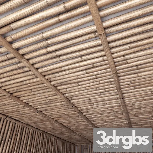 bamboo ceiling 3D Model Download