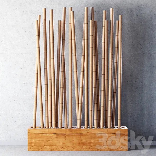 Bamboo decor _ Decor of bamboo 3DModel Bamboo decor _ Decor of bamboo 3DModel