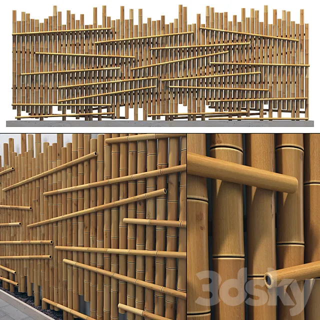 Bamboo decor n14 3D Model Bamboo decor n14 3D Model