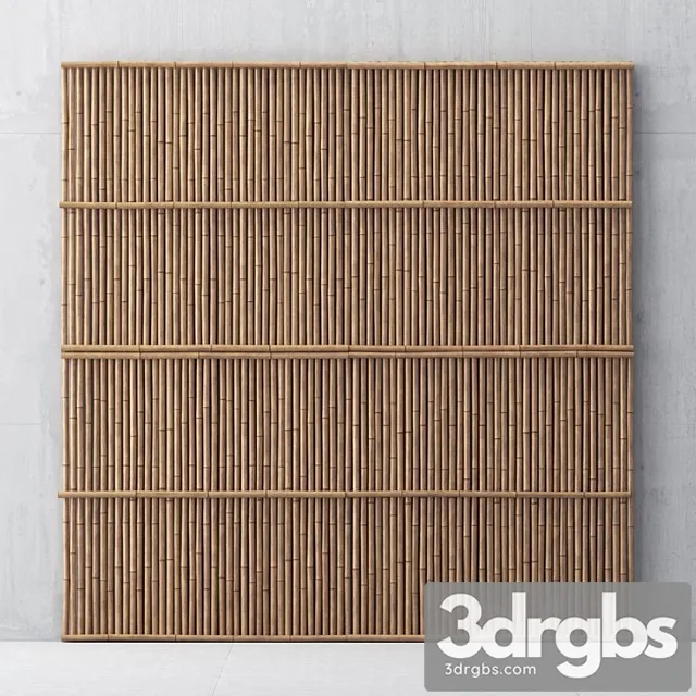 Bamboo panel 3D Model Download