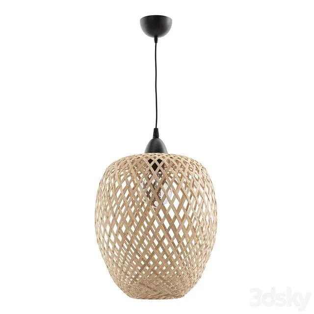 Bamboo Pendant Lamp Light Wood BOMU 3D Model Bamboo Pendant Lamp Light Wood BOMU 3D Model