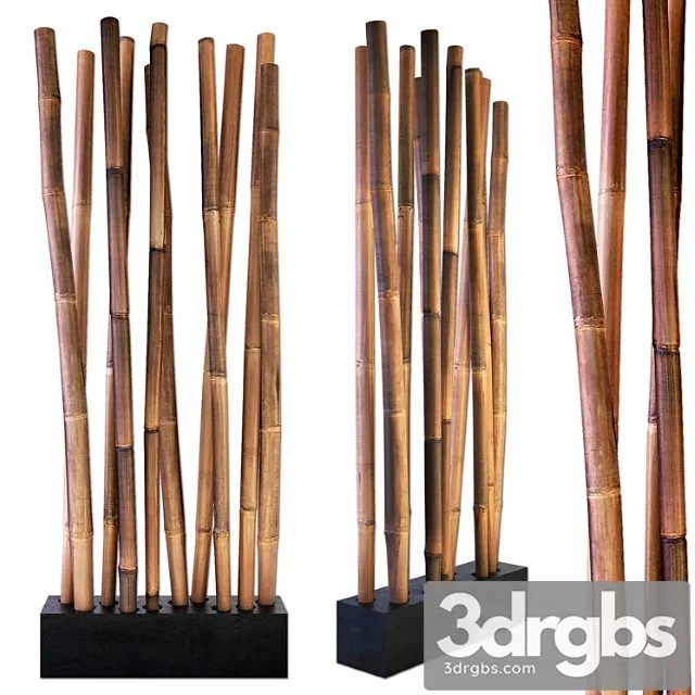 Bamboo stick decor 3D Model Download