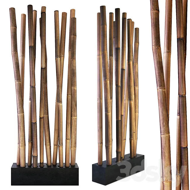 Bamboo stick decor 3D Model Bamboo stick decor 3D Model
