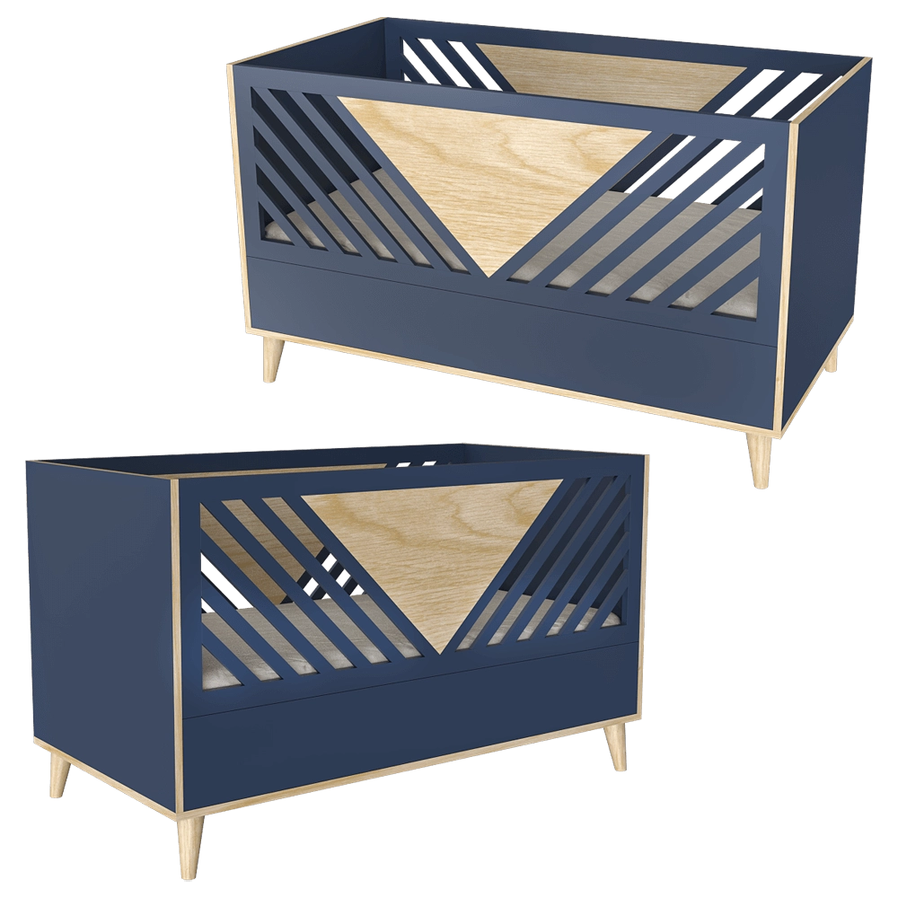 Bami – Baby bed Tutu T7 3D Model