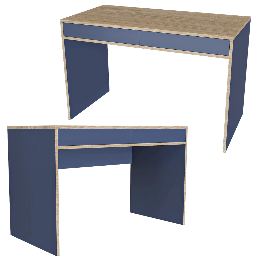 Bami – Desk TUTU BLUE T4 3D Model Bami – Desk TUTU BLUE T4 3D Model