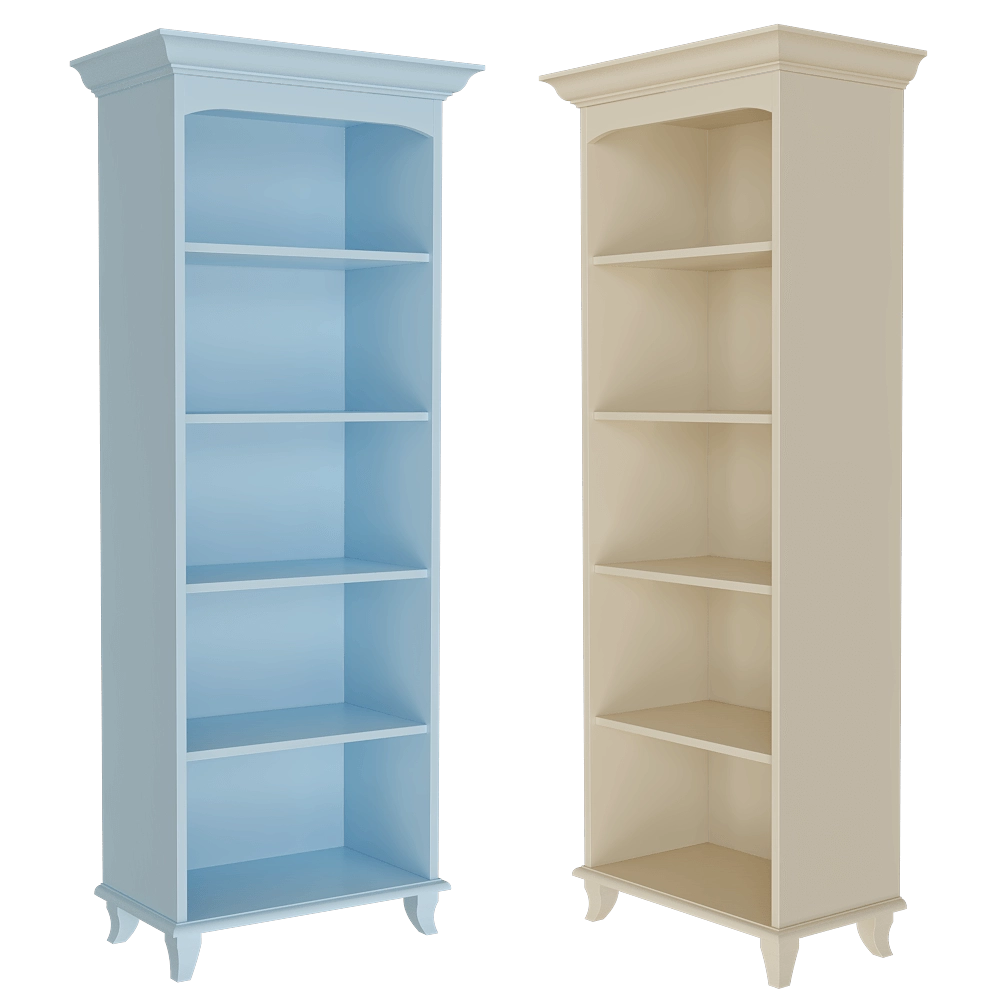 Bami – High bookcase ALEX A12 3D Model