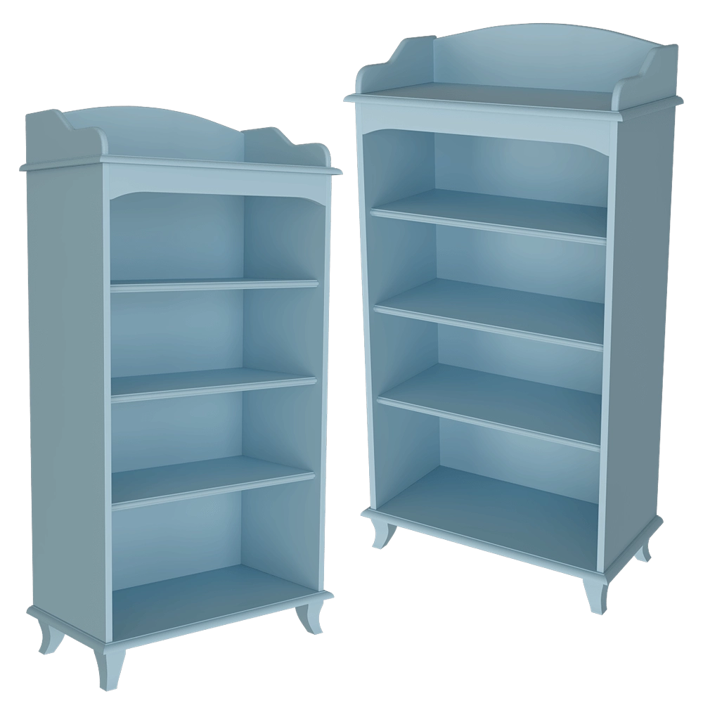 Bami – Low Bookcase ALEX A7 3D Model