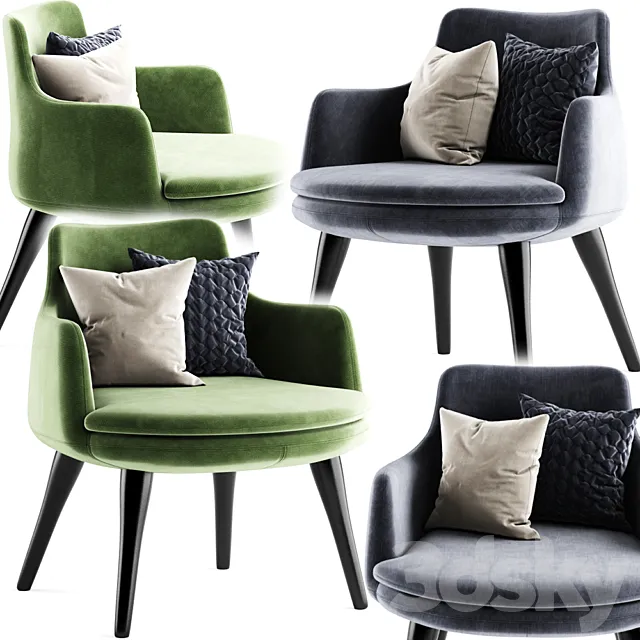 Ban armchair 3D Model