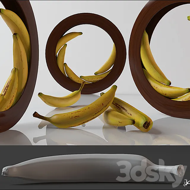 bananas 3D Model bananas 3D Model