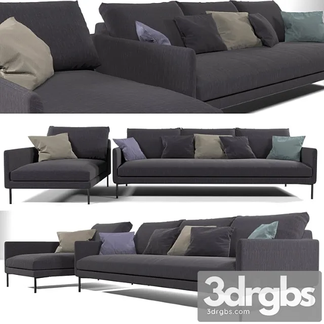 Band sofa 2 3D Model Download Band sofa 2 3D Model Download