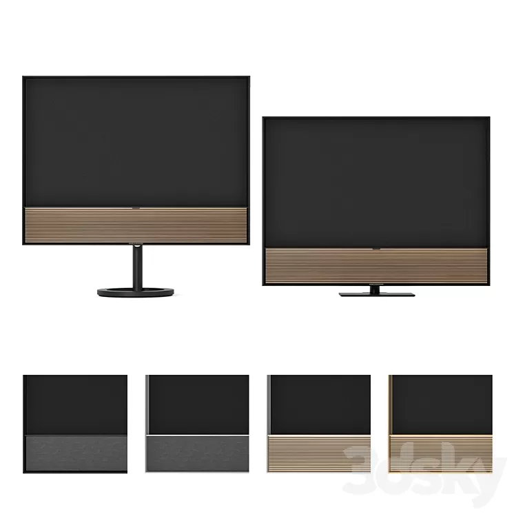 BANG & OLUFSEN BEOVISION CONTOUR 55 '' SET 3D Model Free Download
