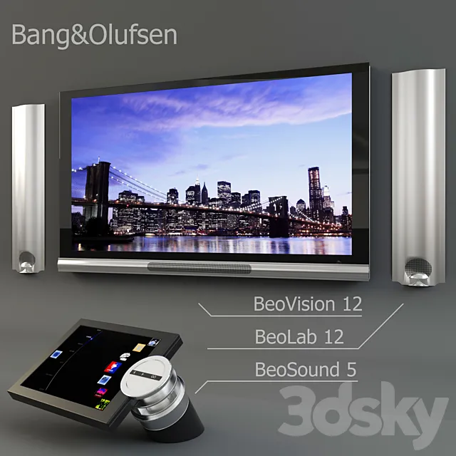 Bank & Oulfsen TVset 3D Model