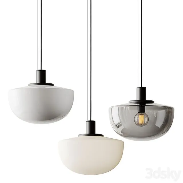 Bank Pendant Lamp from MENU 3D Model Bank Pendant Lamp from MENU 3D Model