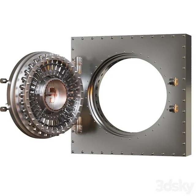 Bank safe 3D Model