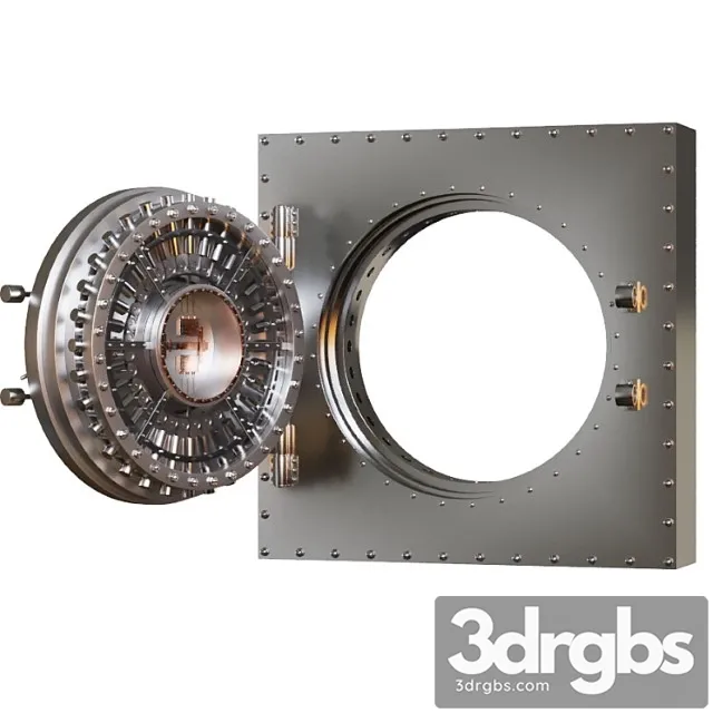 Bank safe 3D Model Download
