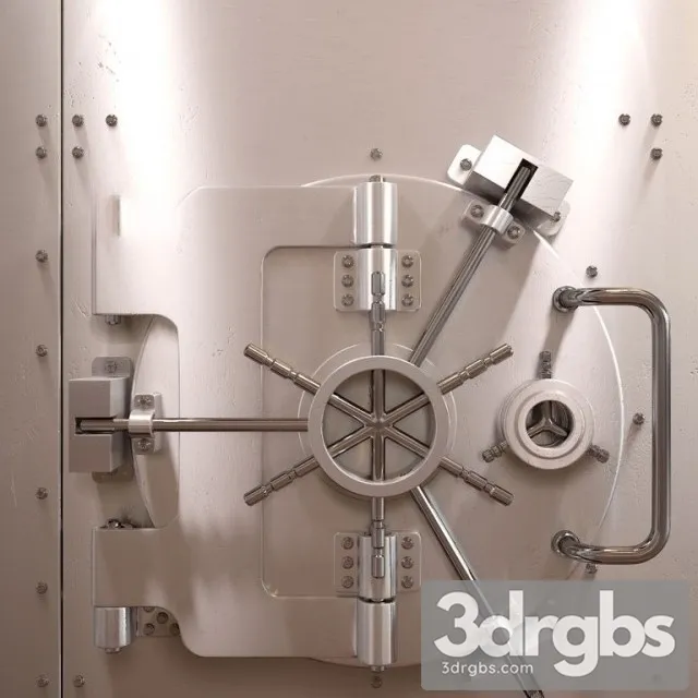 Bank Safe Vault 3D Model Download